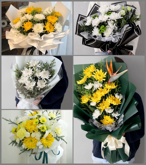 贵州毕节市威宁县中水镇泉山村白事花束代送